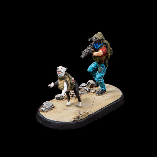 30mm x 60mm Oval Urban Rubble Tapered Bases (2/pk)