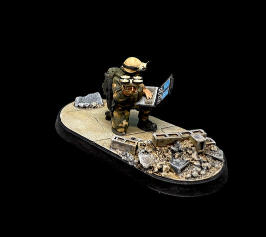 30mm x 60mm Oval Urban Rubble Tapered Base with Cover (1/pk)