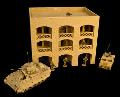 28mm Middle East 3 Story Building w/Removable Floors and Roof - 28MMDF152-1