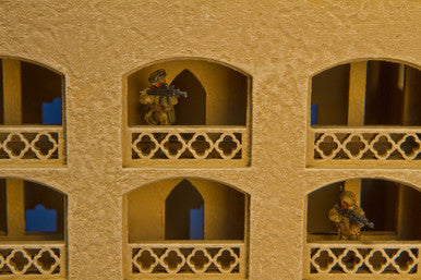 28mm Middle East 3 Story Building w/Removable Floors and Roof - 28MMDF152-1