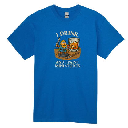 I Drink And Paint Miniatures - #032