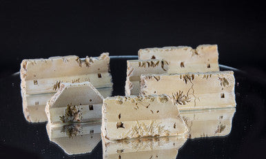 28mm Distressed Concrete Barriers, K-Rails (6 Per Kit) - 28MSCE009