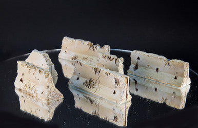 28mm Distressed Concrete Barriers, K-Rails (6 Per Kit) - 28MSCE009