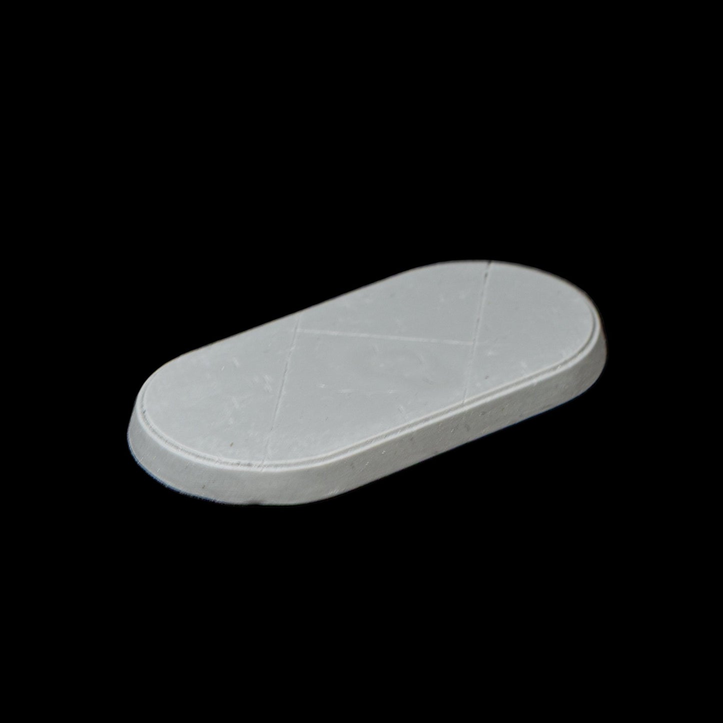 30mm x 60mm Blank Oval Urban Rubble Tapered Bases (1/pk)