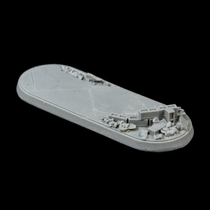 30mm x 80mm Oval Urban Rubble Tapered Bases (1/pk)