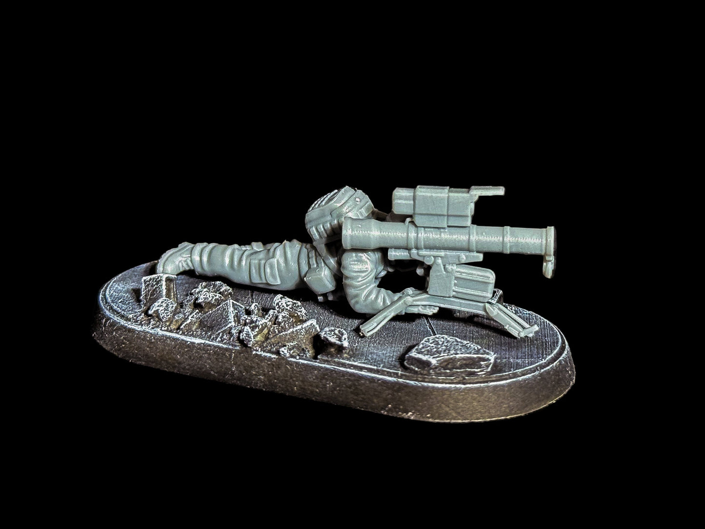 30mm x 60mm Oval Urban Rubble Tapered Bases (2/pk)