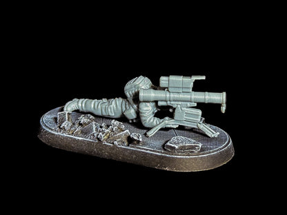 30mm x 60mm Oval Urban Rubble Tapered Bases (2/pk)