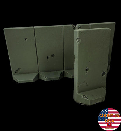 28mm Blast Walls, Distressed - 28MSCE025