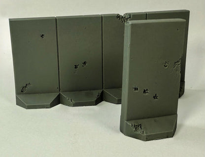 28mm Blast Walls, Distressed - 28MSCE025