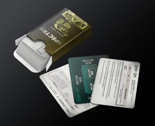 Spectre Operations Vehicle Cards Pack