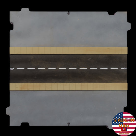 28mm Terrain Block - Straight Road Section