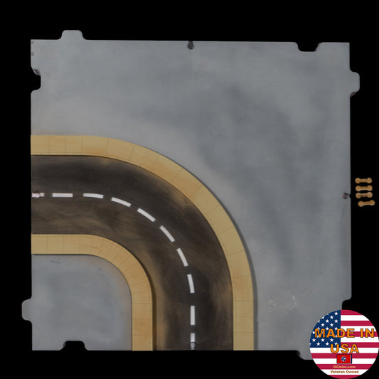 28mm Terrain Block - 90 Degree Corner