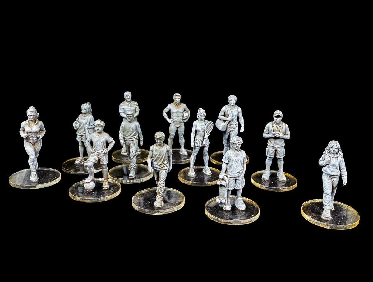 Western Civilians - Athletes and Kids – 28mm