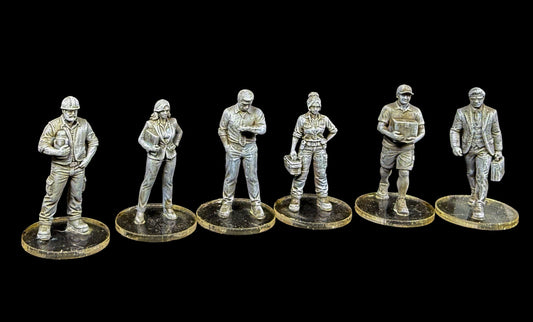 Western Civilians - Working Folks – 28mm
