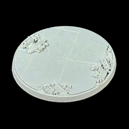 60mm Round Urban Rubble Tapered Base (1/pk)