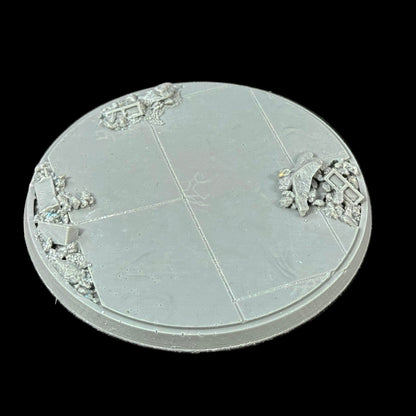60mm Round Urban Rubble Tapered Base (1/pk)