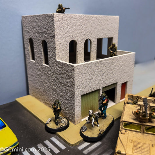 28mm Middle East Two Story Building - 28MMDF286