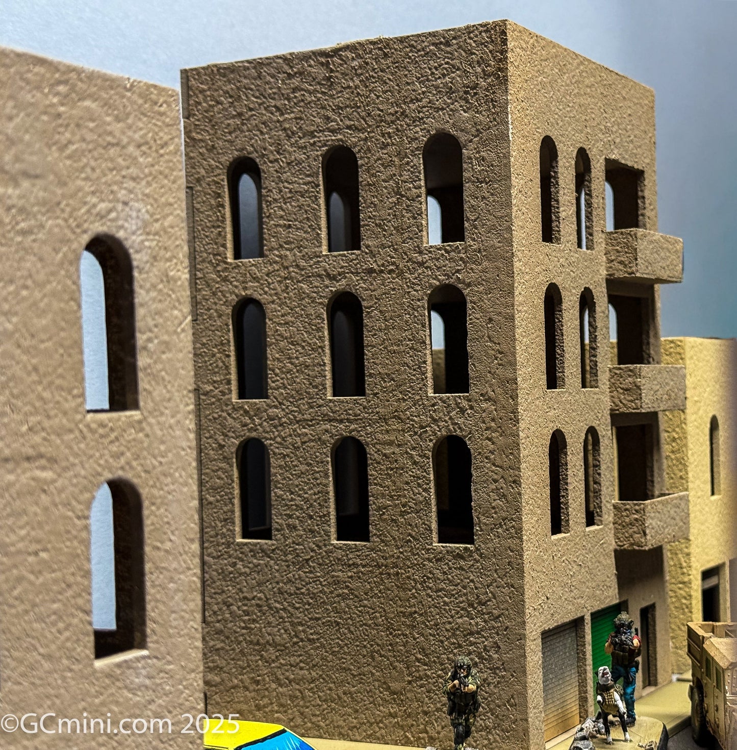 28mm Middle East Four Story Building - 28MMDF289