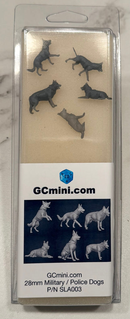 Police/Military Dogs - 28mm (SLA003)