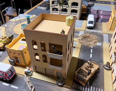 28mm Middle East Three Story Building - 28MMDF283
