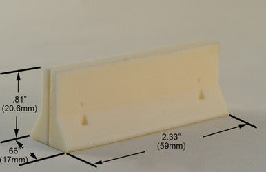 28mm Concrete Barriers, K-Rails (5 Per Kit) - 28MSCE004