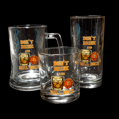 Don't Drink And Roll Dice Drinkware