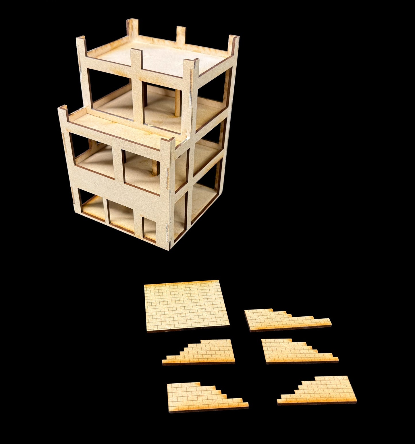 28mm Middle East Under Construction Three Story Building - 28MMDF292