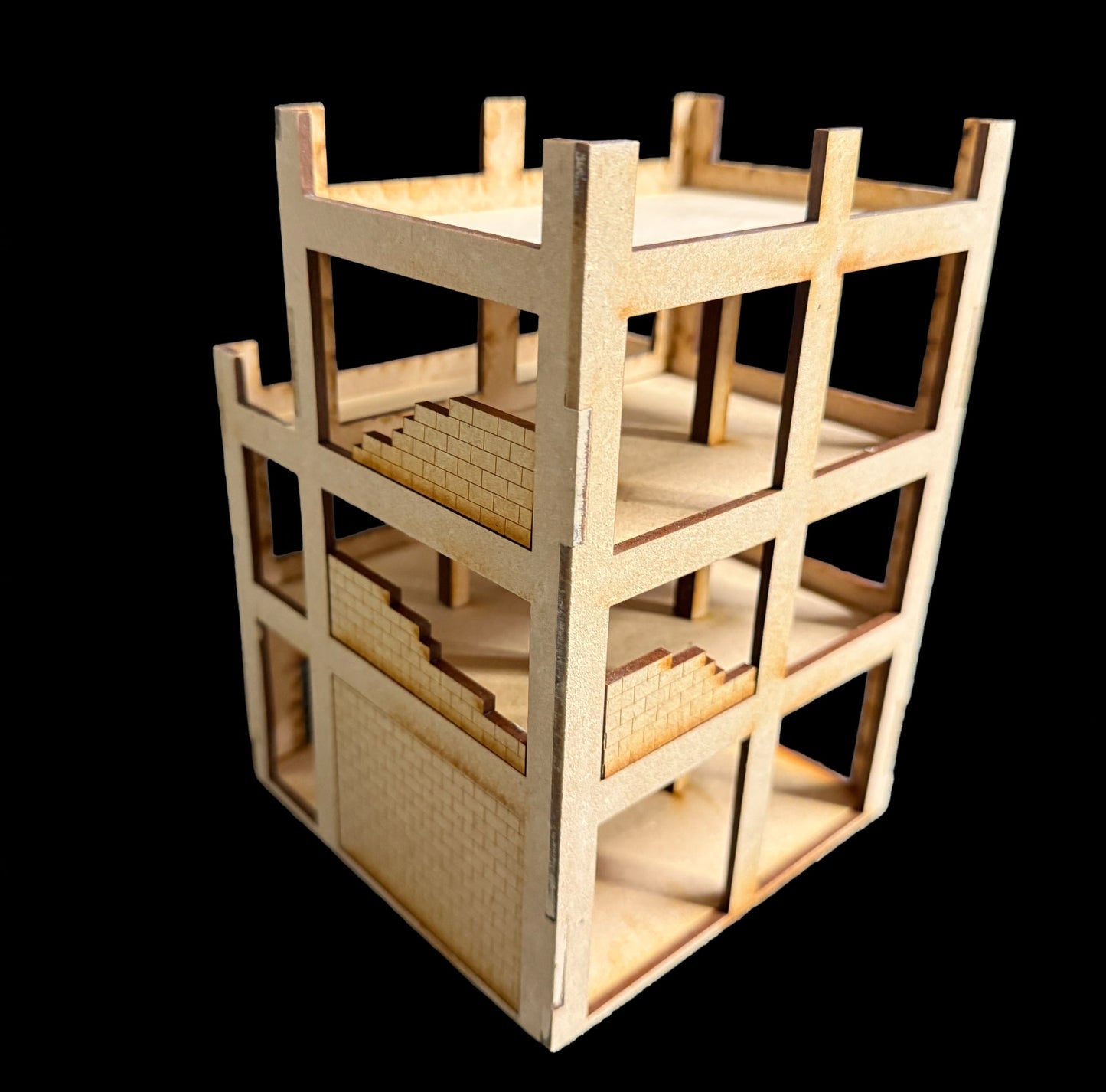 28mm Middle East Under Construction Three Story Building - 28MMDF292