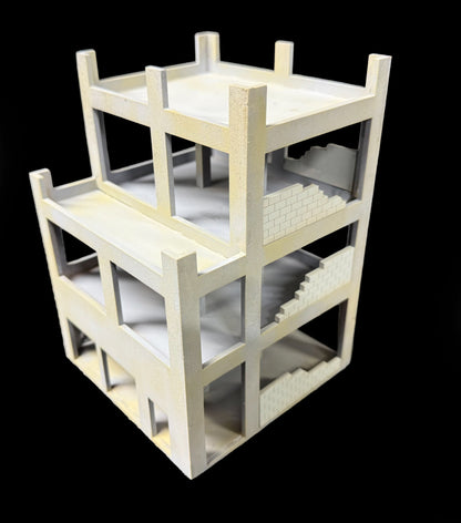 28mm Middle East Under Construction Three Story Building - 28MMDF292