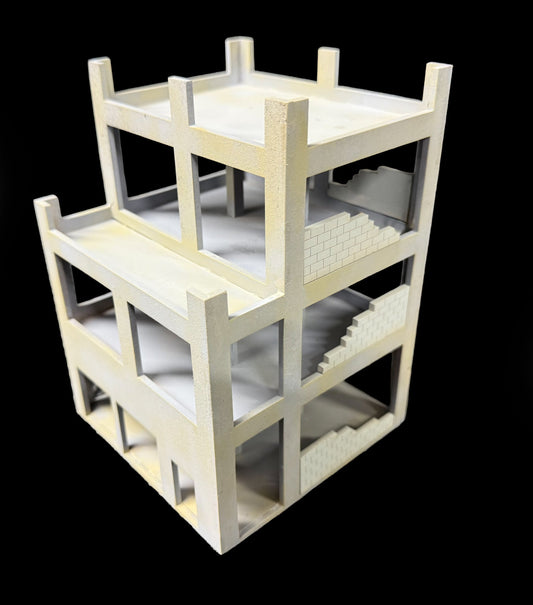 28mm Middle East Under Construction Three Story Building - 28MMDF292