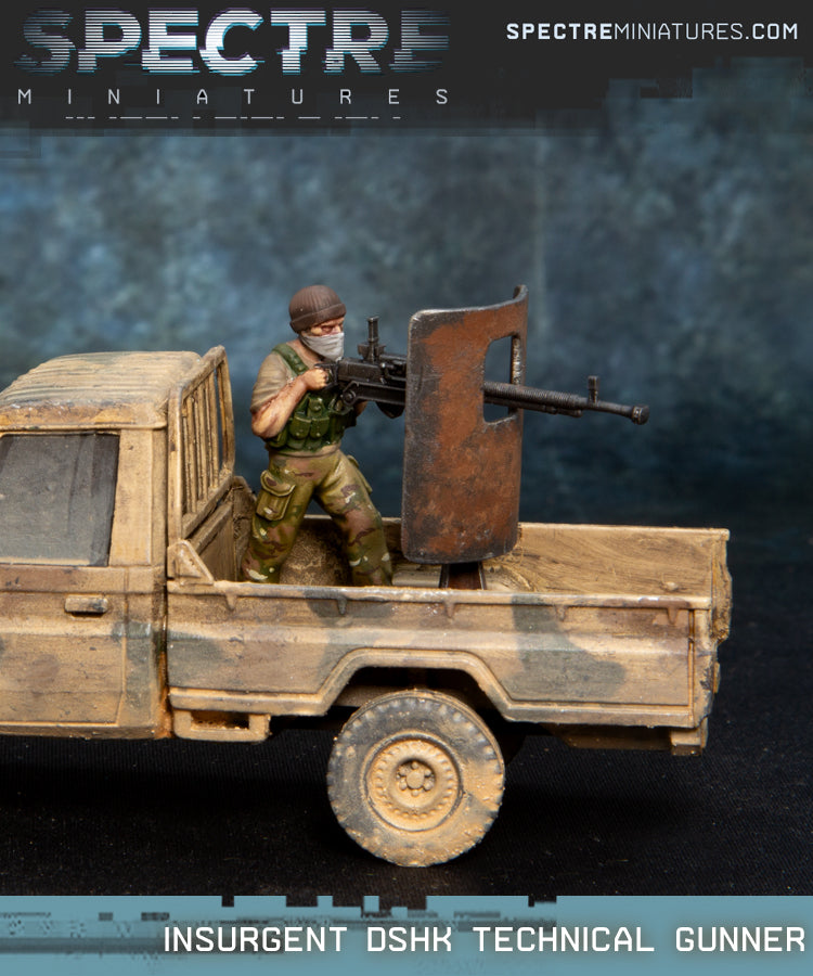 Insurgent DShK Technical Gunner