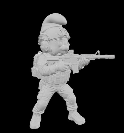 The Blue Dudes – Nine 28mm Tactical Miniatures